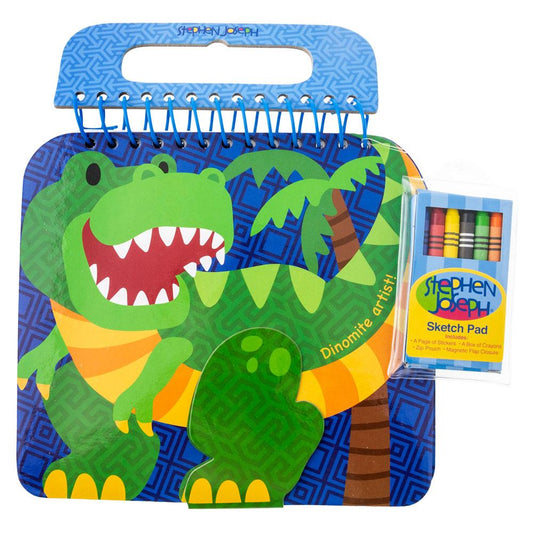 Stephen Joseph - Shaped Sketch Pad - Dino