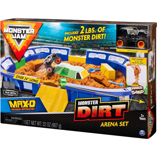 Monster Jam 1:64 Kinetic Dirt Arena Playset | 3Y+ — BambiniJO Jordan