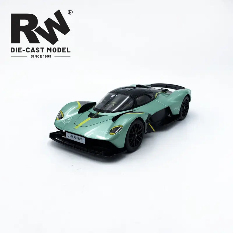 Aston Martin - Valkyrie Remote Control Car | 1:12 Scale Replica | Green