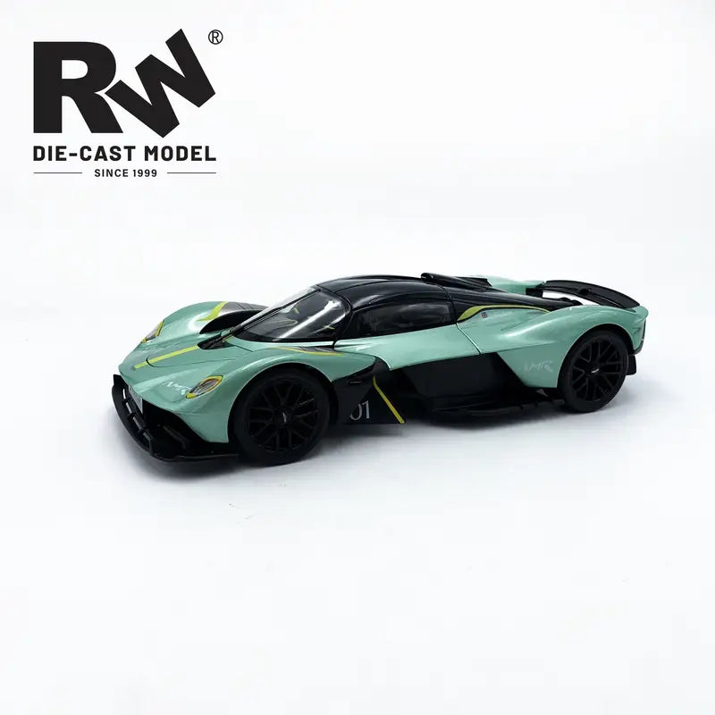 Aston Martin - Valkyrie Remote Control Car | 1:12 Scale Replica | Green Aston Martin - Valkyrie Remote Control Car | 1:12 Scale Replica | Green