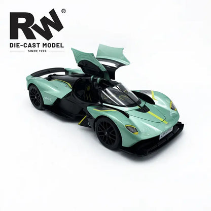 Aston Martin - Valkyrie Remote Control Car | 1:12 Scale Replica | Green