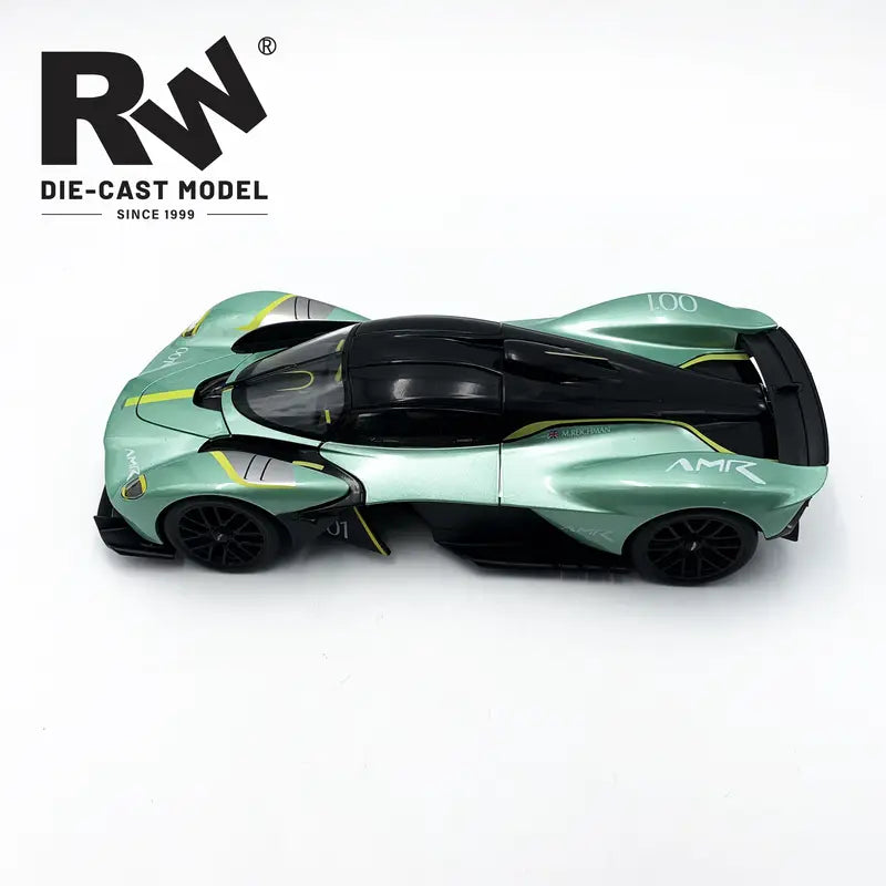 Aston Martin - Valkyrie Remote Control Car | 1:12 Scale Replica | Green Aston Martin - Valkyrie Remote Control Car | 1:12 Scale Replica | Green
