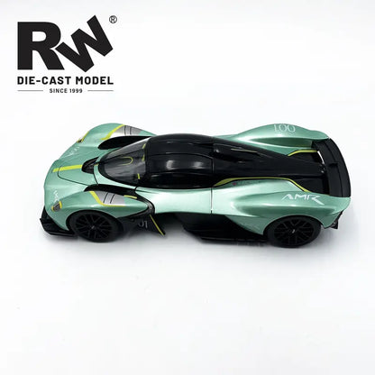Aston Martin - Valkyrie Remote Control Car | 1:12 Scale Replica | Green