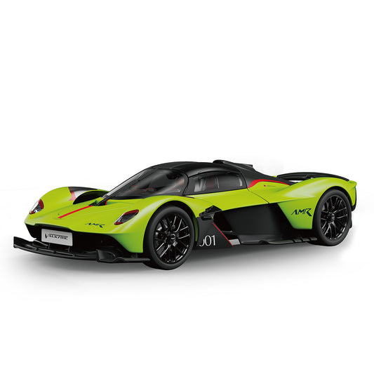 Aston Martin - Valkyrie Remote Control Car | 1:12 Scale Replica | Yellow Green