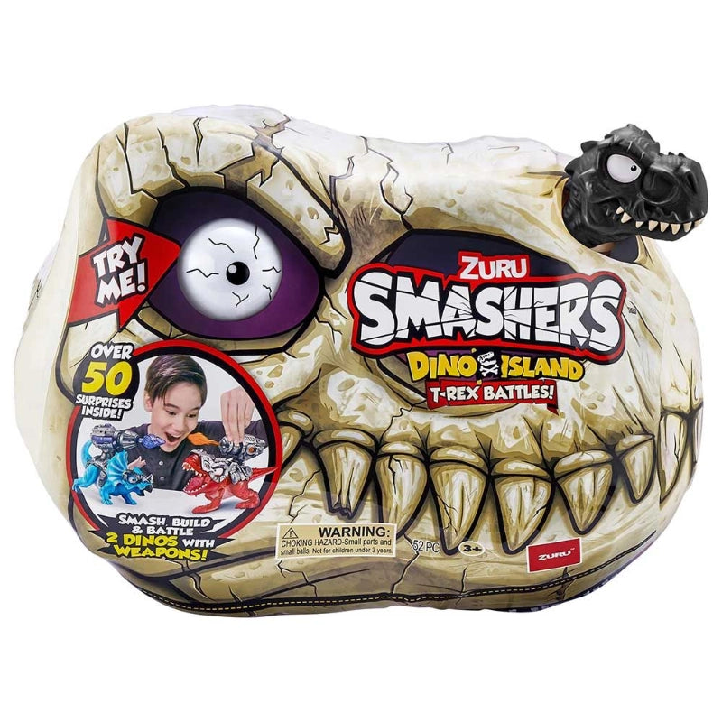 Smashers - Dino Island S1 T-Rex Battle Playset | 3Y+ Smashers - Dino Island S1 T-Rex Battle Playset | 3Y+