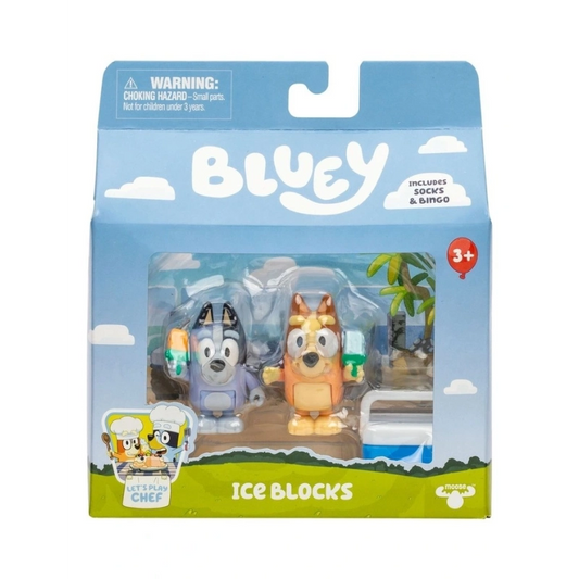 Bluey 2-pack figure playset S13 ice blocks — BambiniJO Jordan