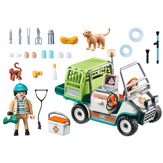 Playmobil - Zoo Vet with Medical Cart- 65 Pcs | 4Y+ — BambiniJO Jordan