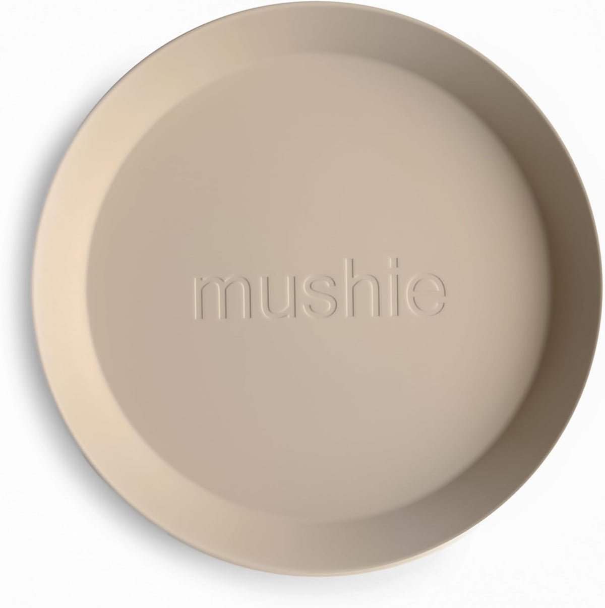 MUSHIE - طبق شفط دائري كلاسيكي من السيليكون - مجموعة من 2 | فانيليا MUSHIE - طبق شفط دائري كلاسيكي من السيليكون - مجموعة من 2 | فانيليا