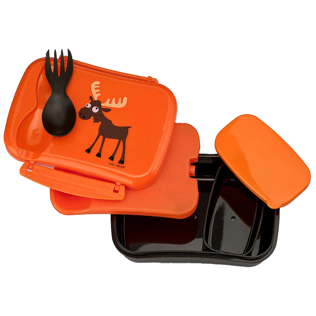 Carl Oscar - N'ice Box Kids Lunch box with Cooling Pack | Grey Spider Carl Oscar - N'ice Box Kids Lunch box with Cooling Pack | Grey Spider