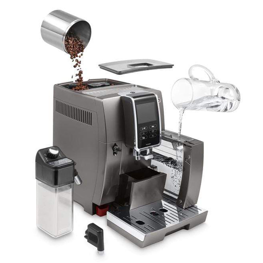 De'Longhi - Dinamica Plus | Fully Automatic Coffee Machine with Milk Carafe