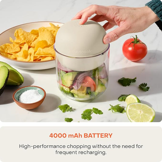 Nutricook Choppi Rechargeable Chopper 500ml - Desert Sand — BambiniJO Jordan