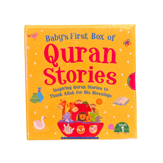 Baby's First Box of Quran Stories - Vol.1 | 5 Board Books Set