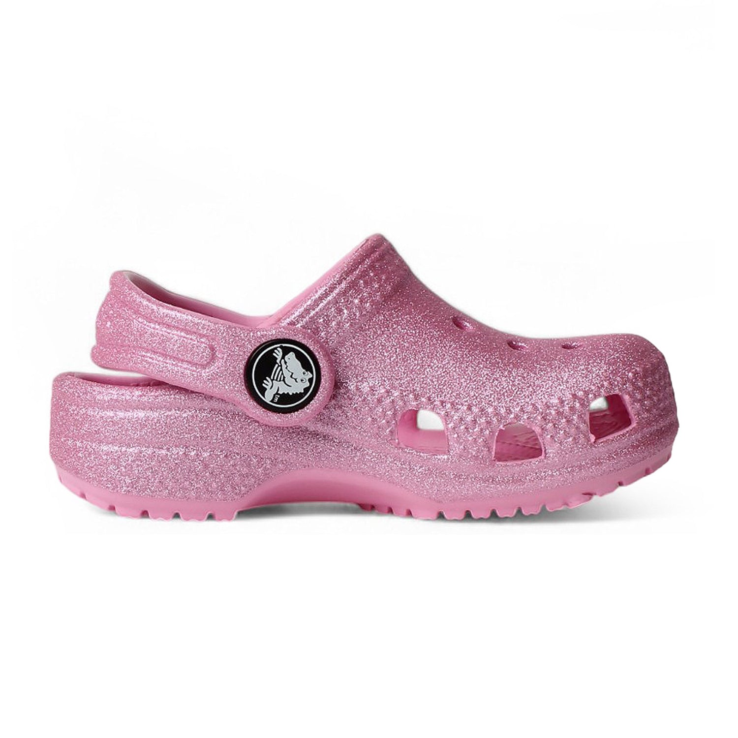 Crocs - Toddler Classic Clog Crocs | Pink Tweed Glitter Crocs - Toddler Classic Clog Crocs | Pink Tweed Glitter