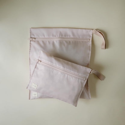 MUSHIE - Water Resistant Wet Bag | Set of 2 | Blush