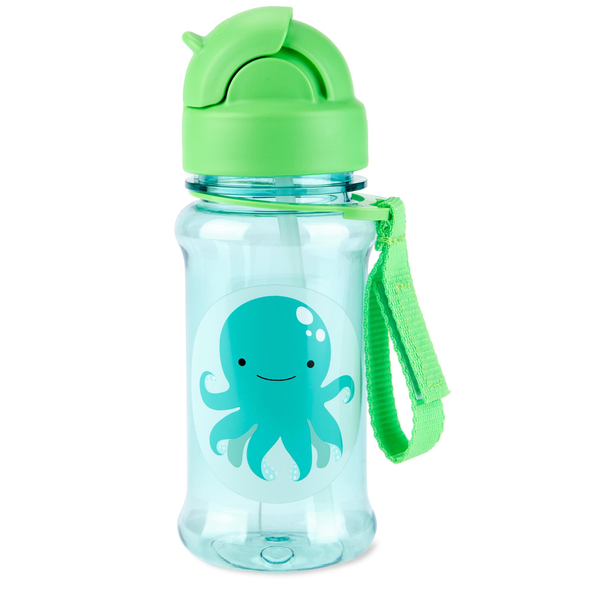 Zoo Straw Bottle - Octopus - 384.5ml Zoo Straw Bottle - Octopus - 384.5ml