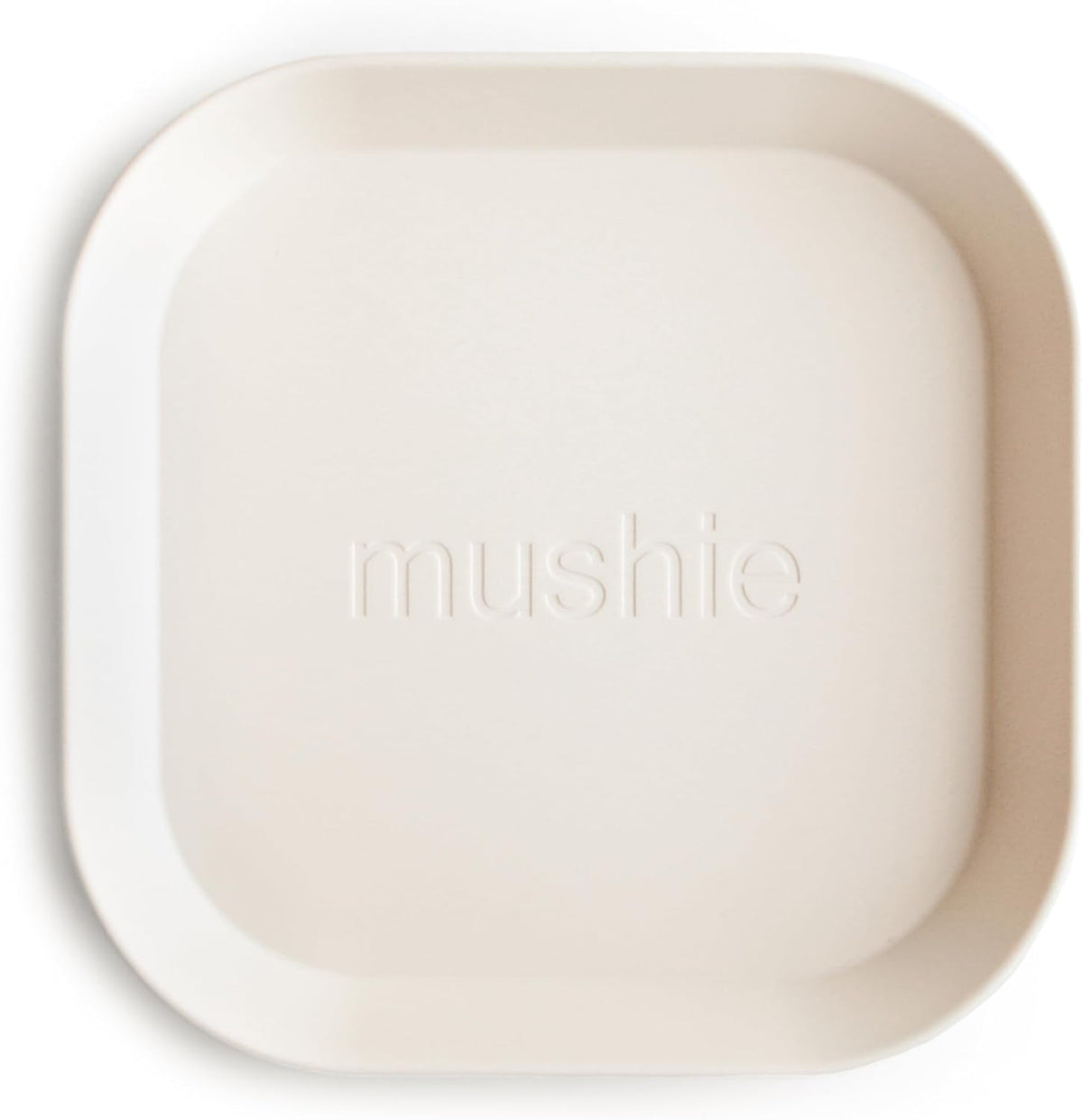 MUSHIE - أطباق عشاء مربعة - طقم من 2 | عاجي MUSHIE - أطباق عشاء مربعة - طقم من 2 | عاجي