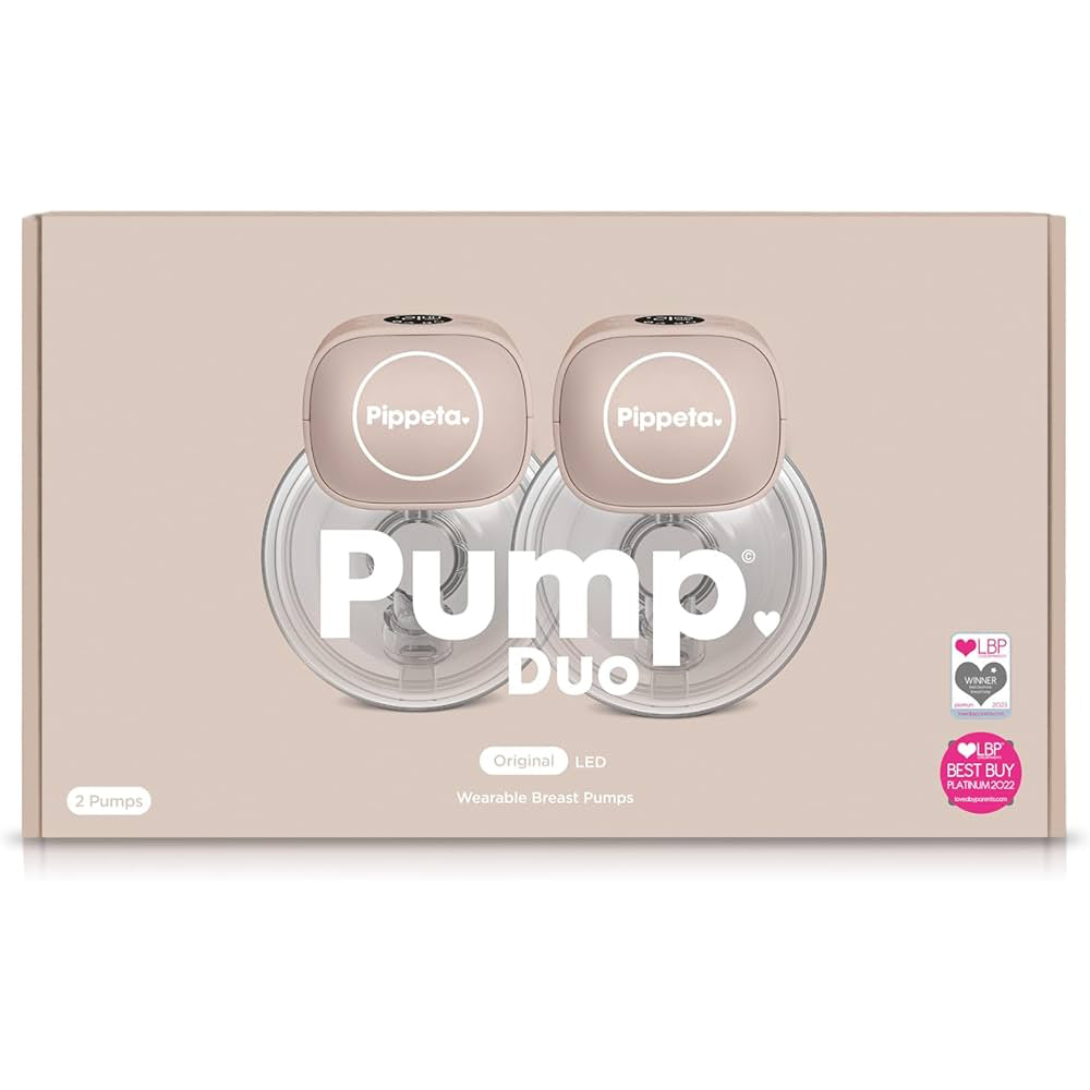 Pippeta - Led Wearable Hands Free Breast Pump | Ash Rose | Pack Of 2