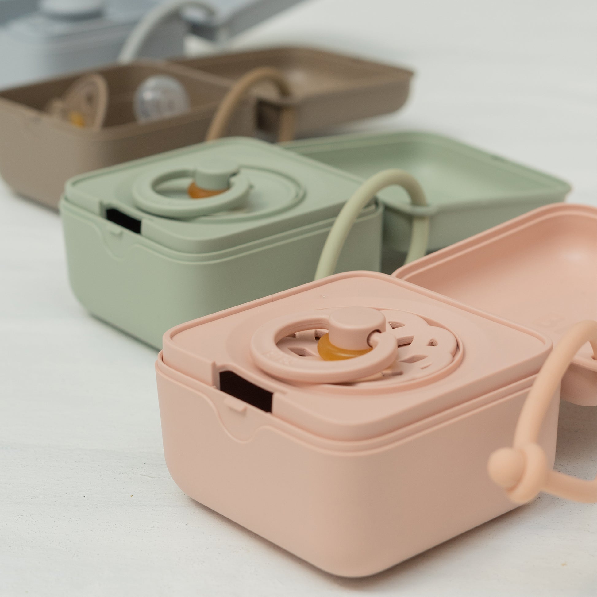 BIBS - Multipurpose Pacifier Box | Ivory BIBS - Multipurpose Pacifier Box | Ivory