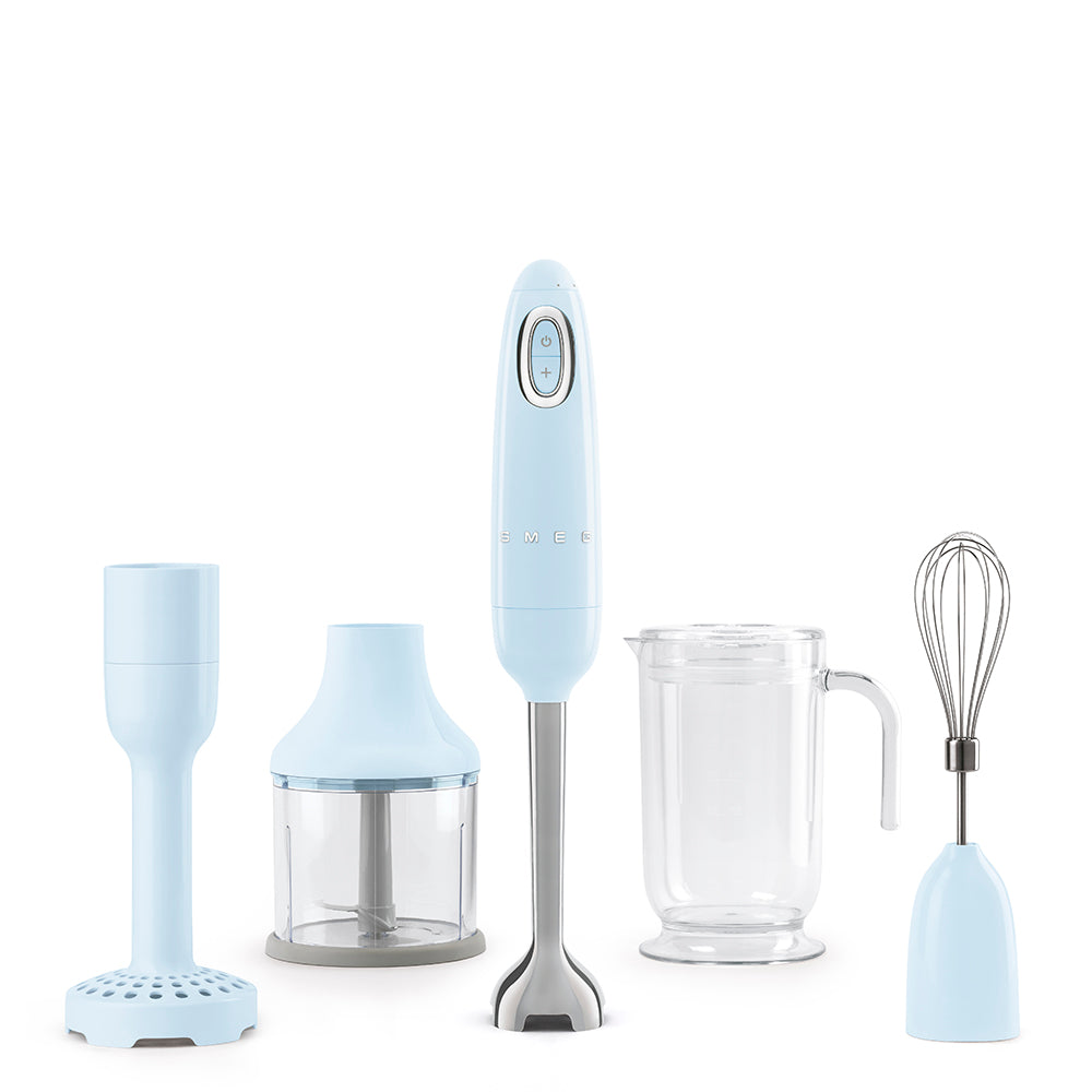 Smeg Hand Blender with Accessories Pastel Blue — BambiniJO Jordan