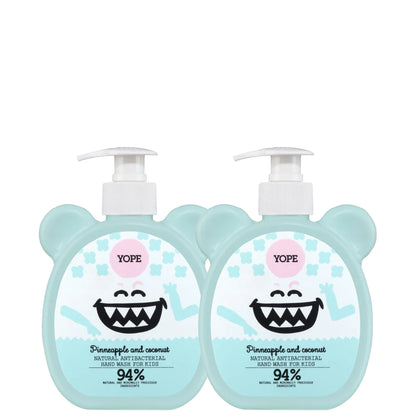 YOPE KIDS Natural anti bacterial Hand Soap Pineapple and Coconut 400ml - BUY 1 GET 1 Free