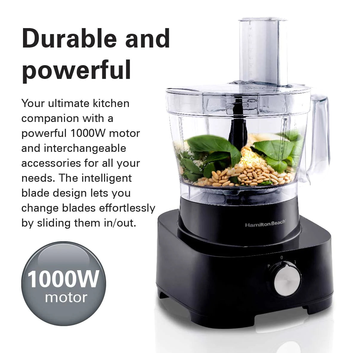 Hamilton Beach - 11 in 1 Food Processor 1000W Hamilton Beach - 11 in 1 Food Processor 1000W