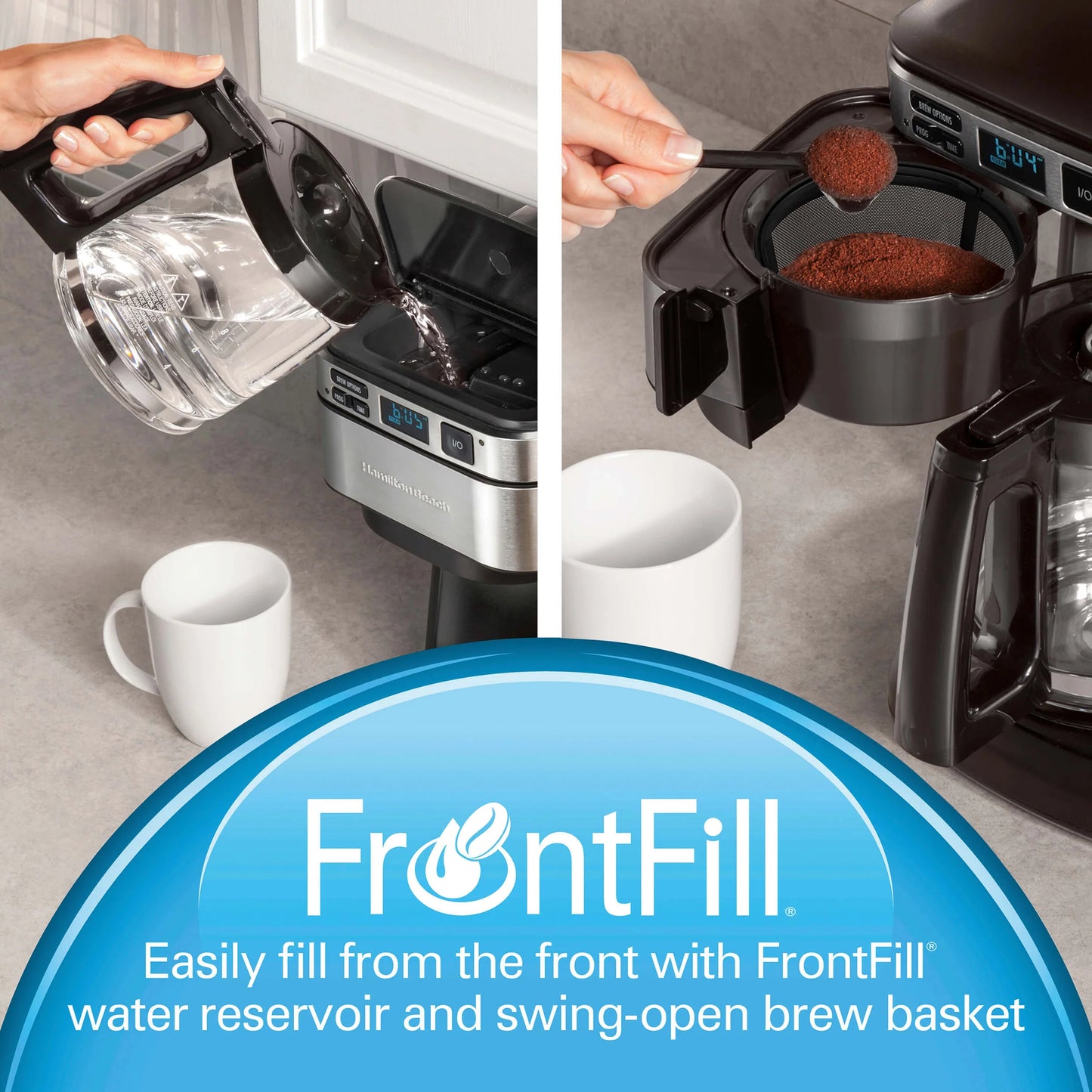 Hamilton Beach - Frontfill 12 Cup Programmable Coffee Maker