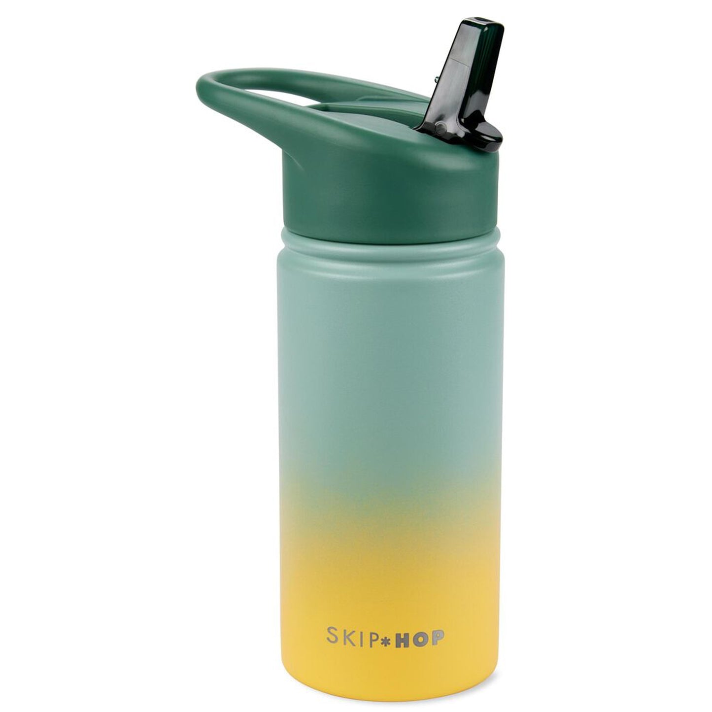 Skip Hop - Wander Stainless Steel Water Bottle | 450ml | Ombré Green
