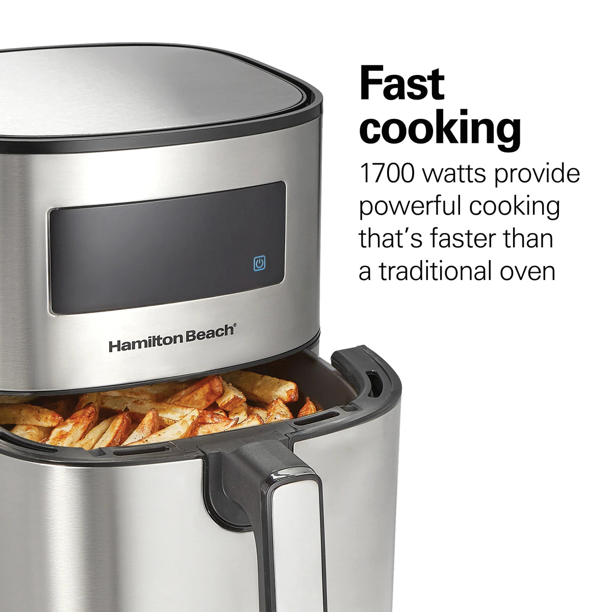 Hamilton Beach Digital Air Fryer with Nonstick Basket 5.6L, 1700 Watt Hamilton Beach Digital Air Fryer with Nonstick Basket 5.6L, 1700 Watt