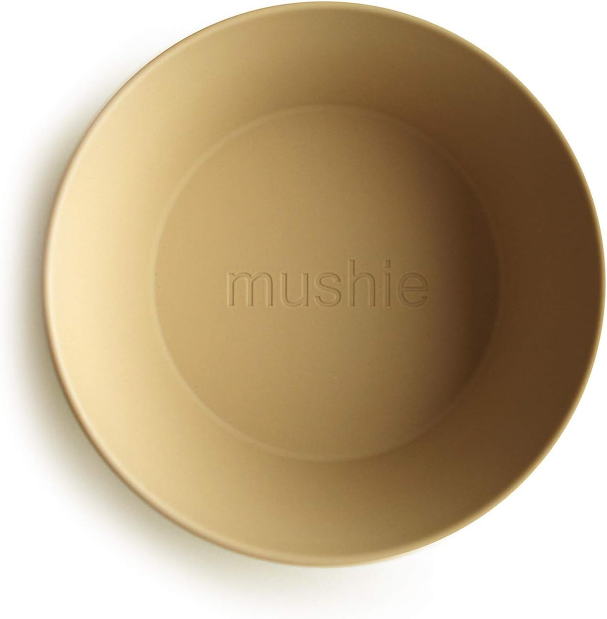 MUSHIE - وعاء طعام دائري - طقم من قطعتين | خردلي MUSHIE - وعاء طعام دائري - طقم من قطعتين | خردلي