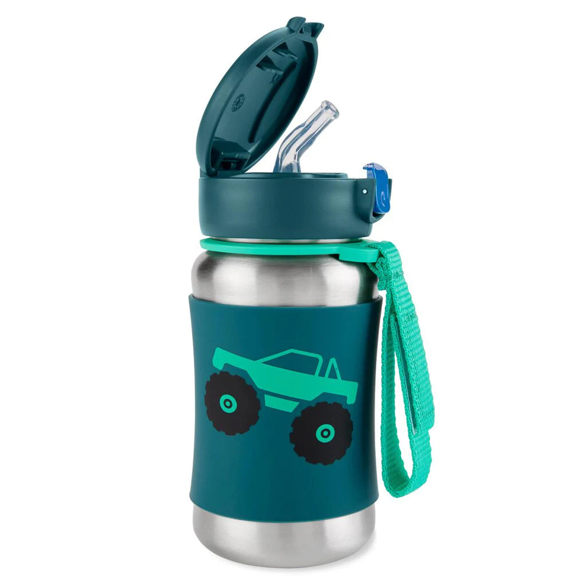 Skip Hop - SPARK STYLE Stainless Steel Straw Bottle - Truck Skip Hop - SPARK STYLE Stainless Steel Straw Bottle - Truck