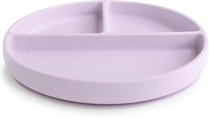 MUSHIE - Silicone Suction Plate | Soft Lilac