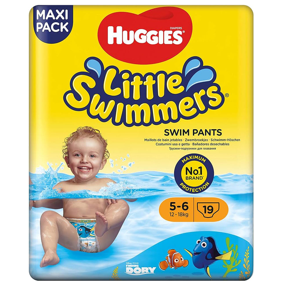 Huggies Little Swimmers - 19 Swim Pants | Size 5-6 | 12-18KG Huggies Little Swimmers - 19 Swim Pants | Size 5-6 | 12-18KG