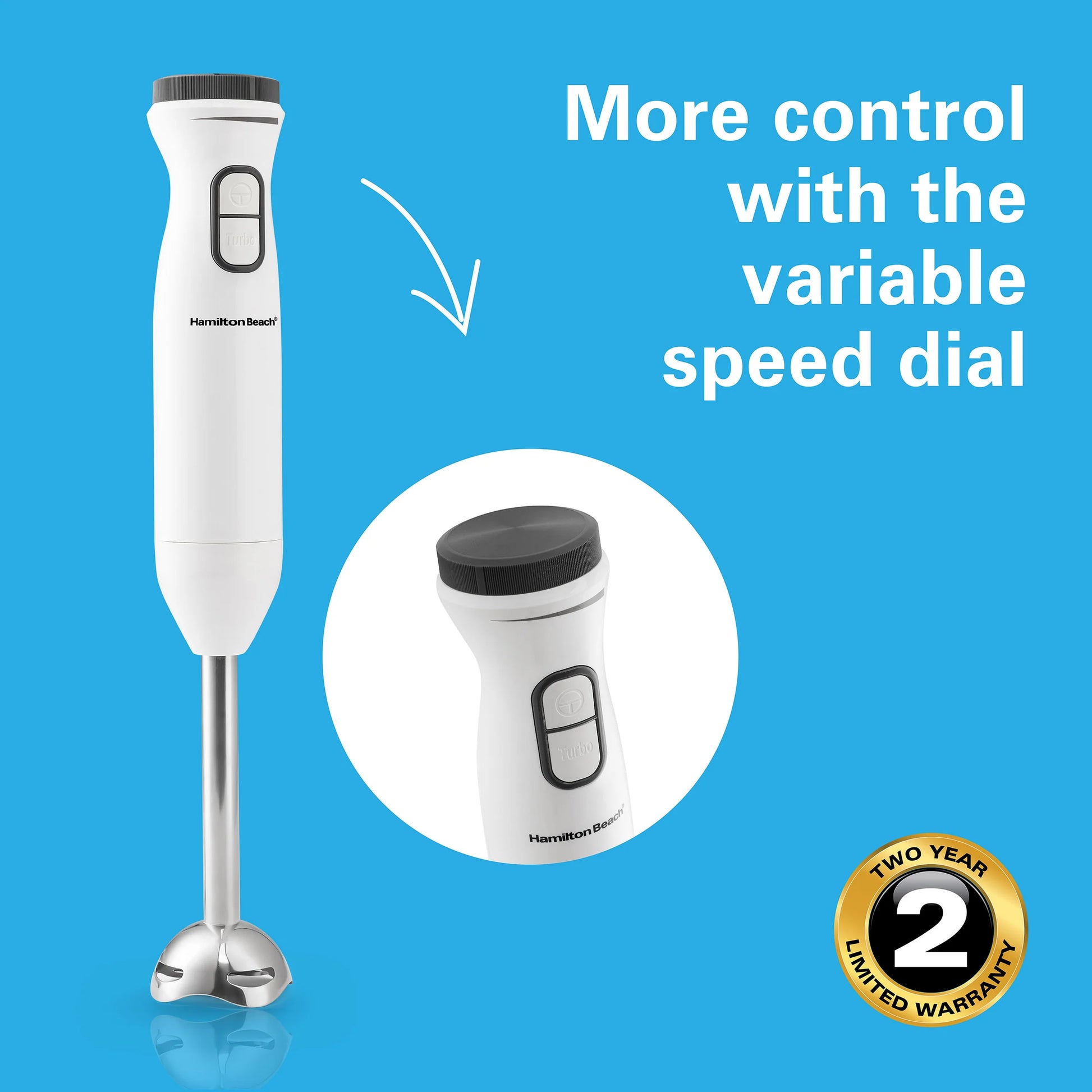Hamilton Beach - Turbo Boost Hand Blender 600W Hamilton Beach - Turbo Boost Hand Blender 600W