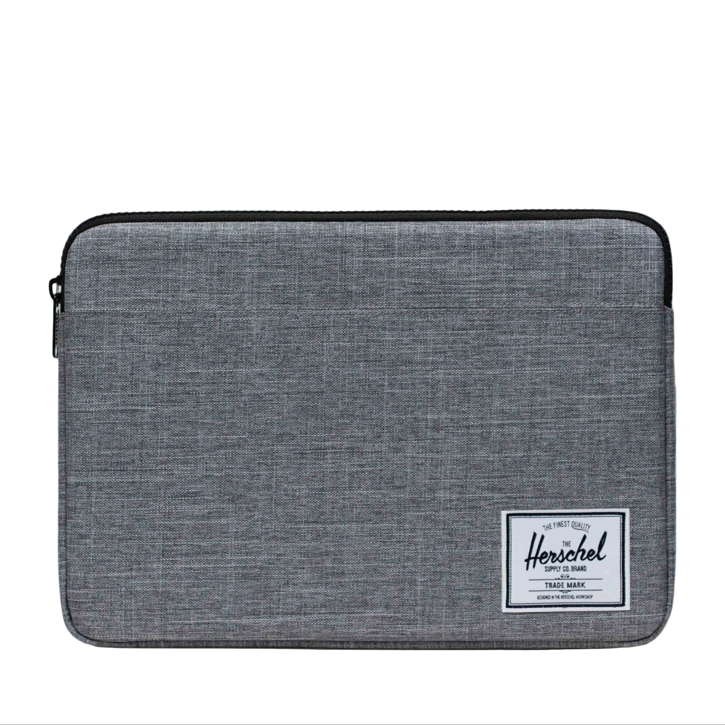 Herschel Anchor Laptop Sleeve 14 Inch in Raven Crosshatch - front view