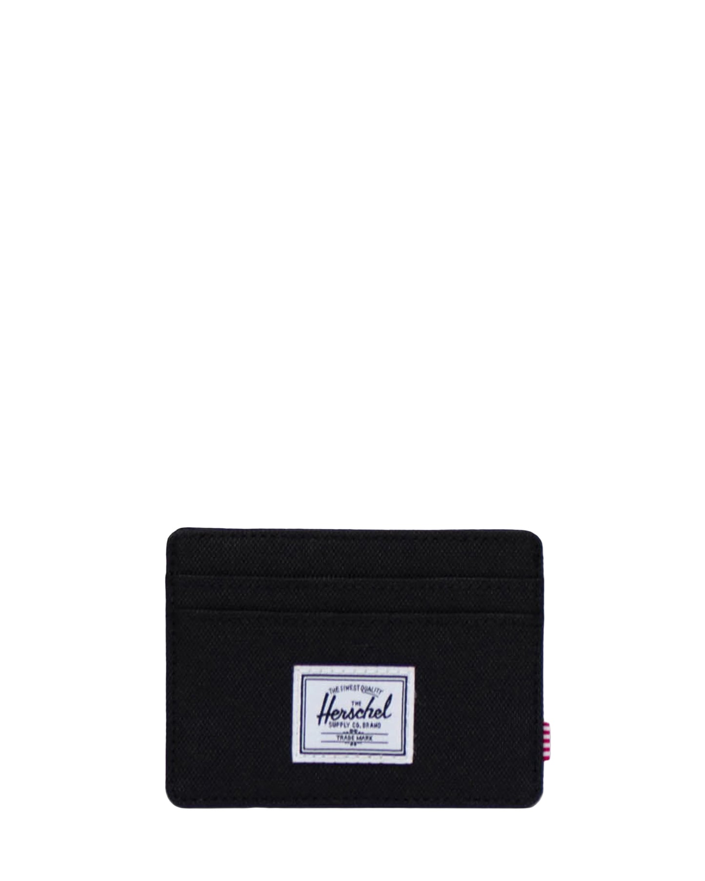 Herschel Charlie Cardholder in Black - front view
