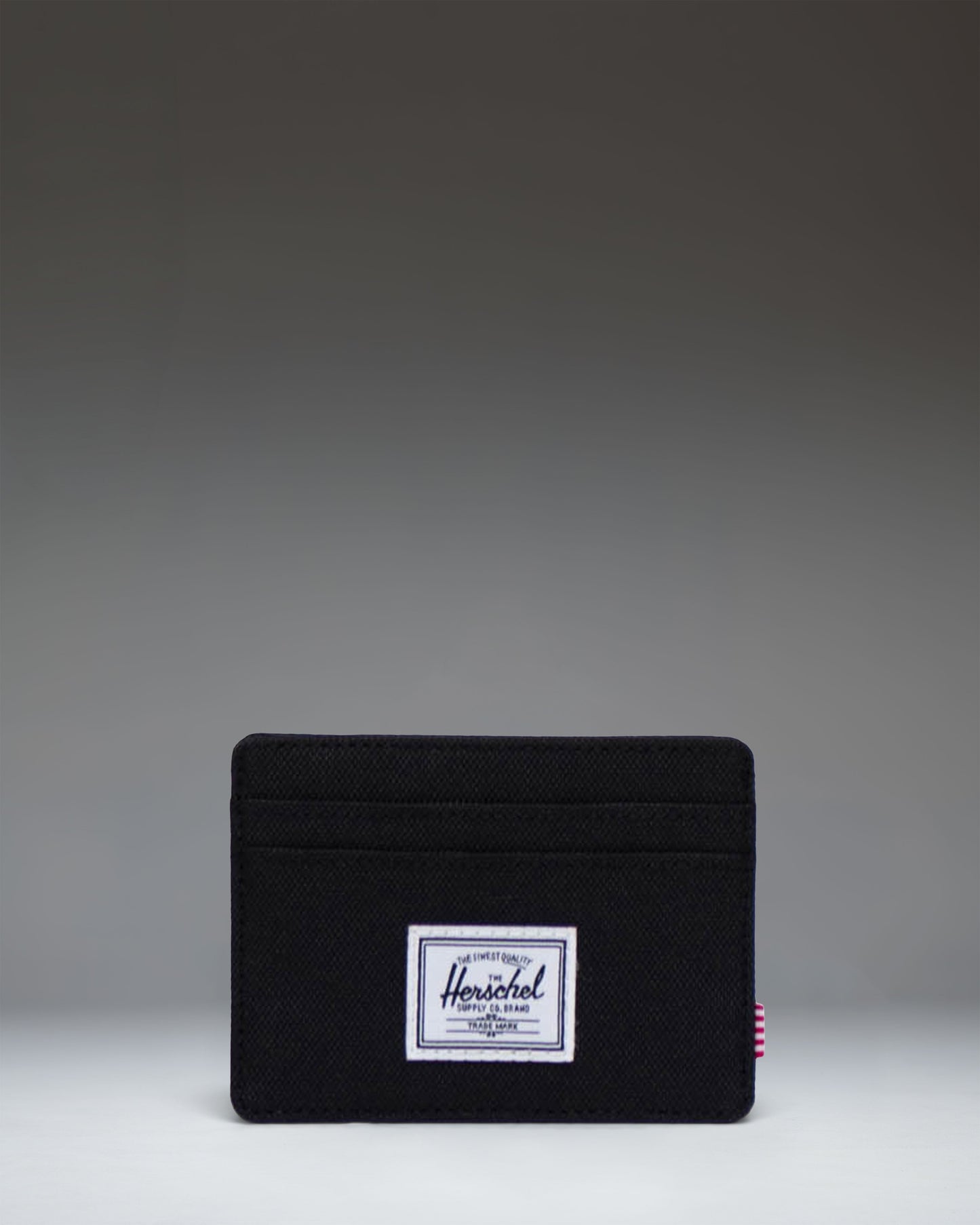 Herschel Charlie RFID Cardholder Wallet in Black, front view
