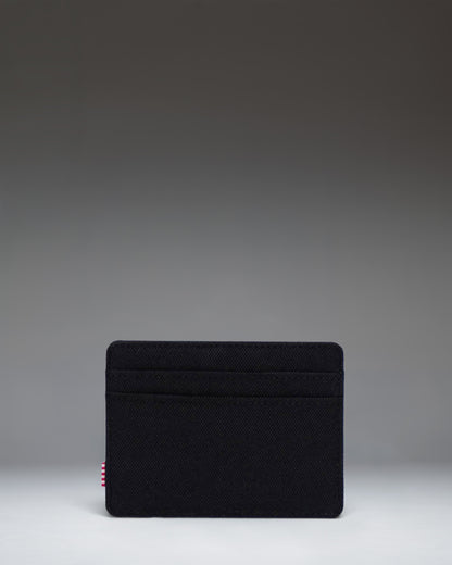 Herschel Charlie Cardholder in Black - back view
