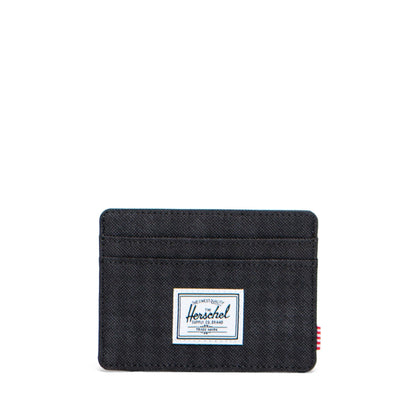 Herschel Charlie Cardholder in Houndstooth Emboss - front view