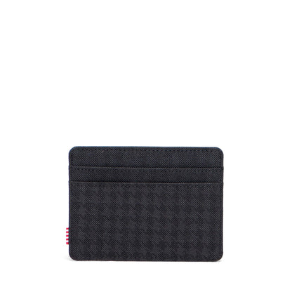 Herschel Charlie Cardholder in Houndstooth Emboss - detail view