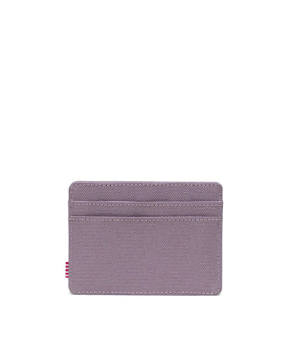 Herschel Charlie Cardholder in Nirvana colourway - detail view