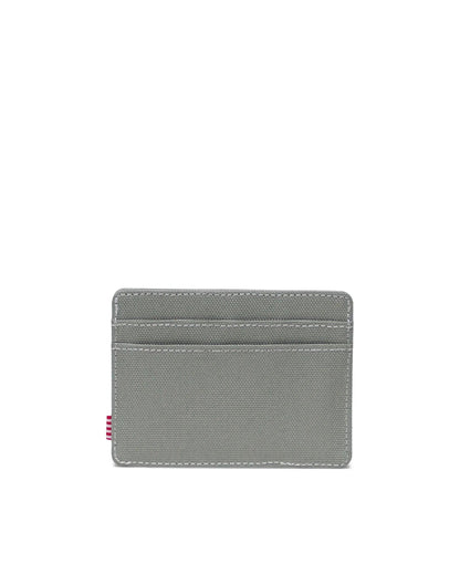 Herschel Charlie Cardholder in Seagrass/White Stitch - alternate angle