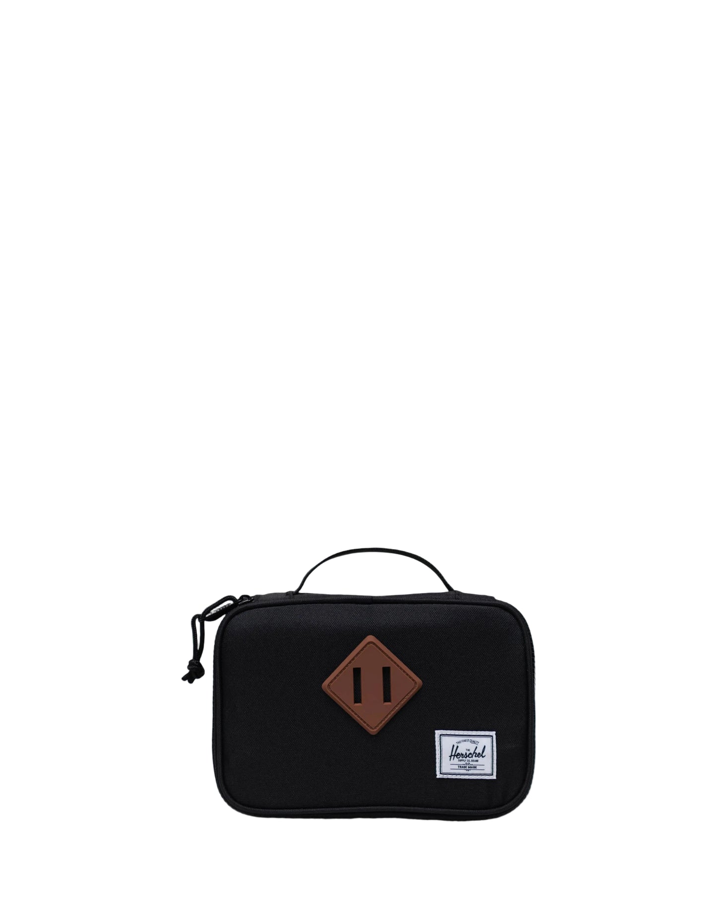 Herschel Heritage Pencil Case Black 2L - front view on white background