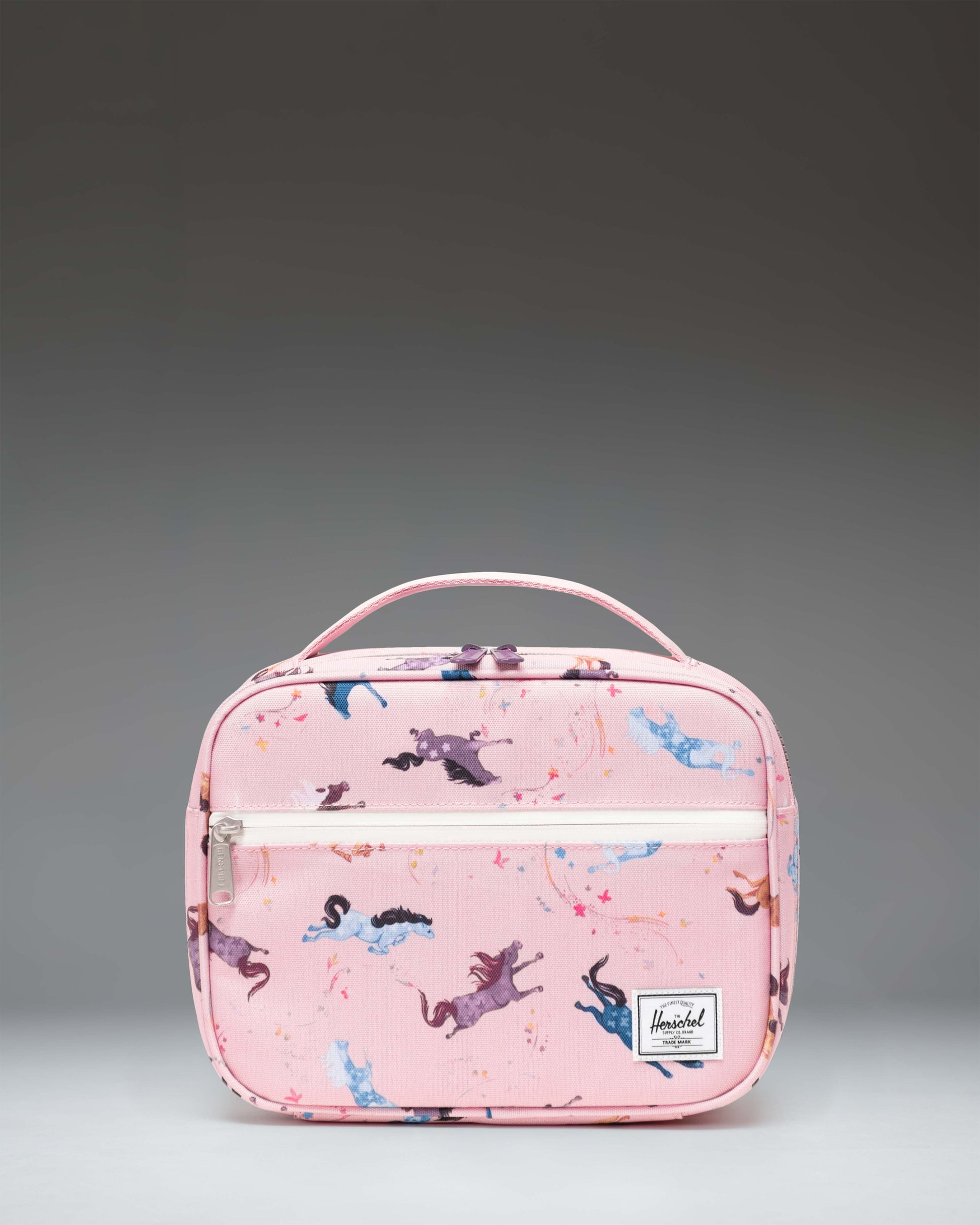 Herschel Pop Quiz Kids Lunch Box in Wild Horses colourway, 5L, white background studio shot