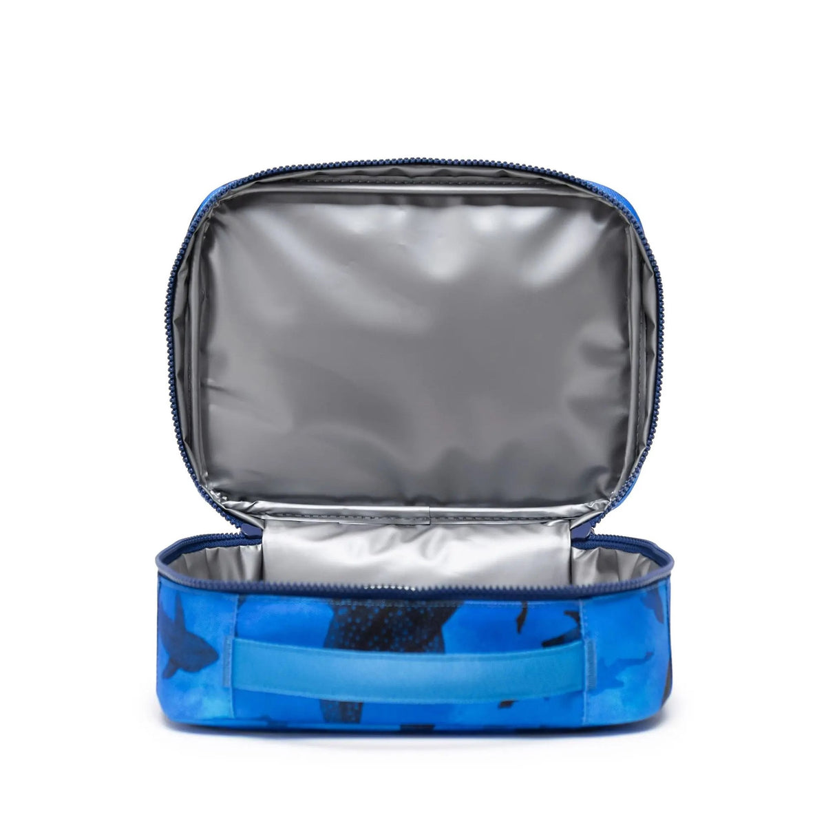 Herschel Pop Quiz Lunch Box Sharks Mazarine Blue 5L - detail view