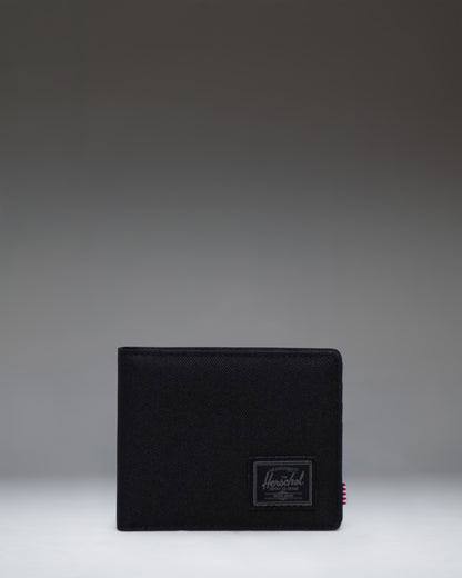 Herschel Roy Wallet in Black Tonal - front view