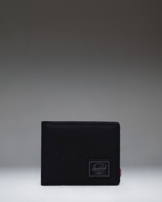 Herschel Roy Wallet in Black Tonal - front view