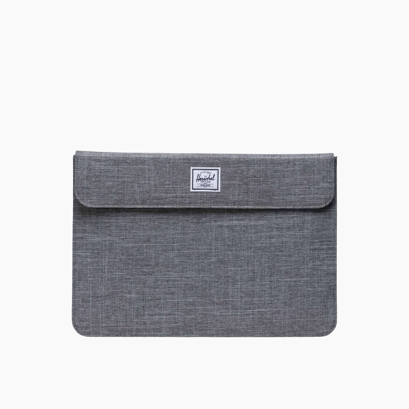 Herschel Spokane Sleeve Raven Crosshatch 13-Inch - front view