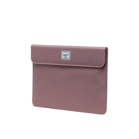 Herschel Spokane Laptop Sleeve in Ash Rose, 15-16 Inch - detail view