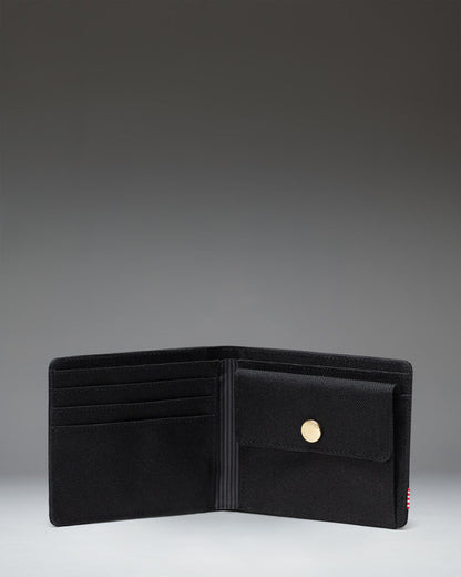 Herschel Roy Coin Wallet in Black - interior view