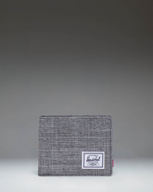 Herschel Roy Coin RFID Wallet in Raven Crosshatch, One Size